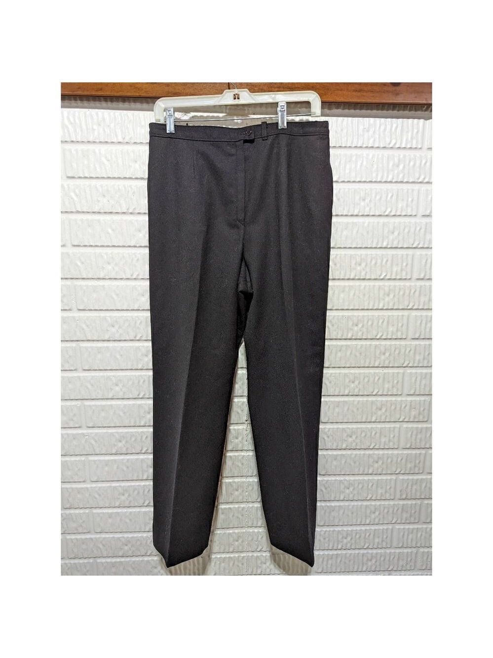Pendleton Women's Black Mid-Rise Fully Lined Pants Size 12